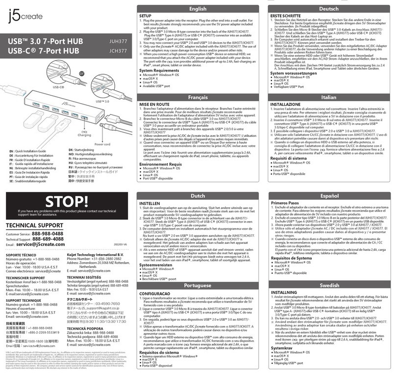 j5 create JUH377 User manual