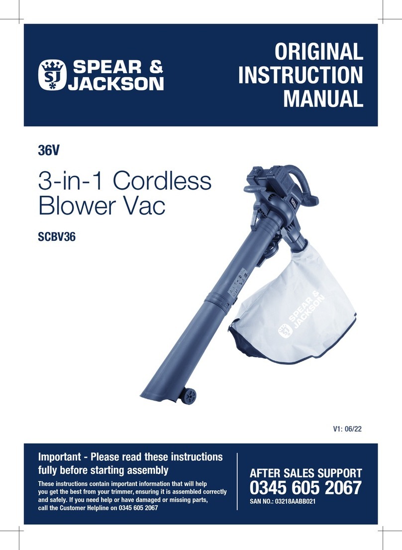 Spear & Jackson SCBV36 Original instruction manual