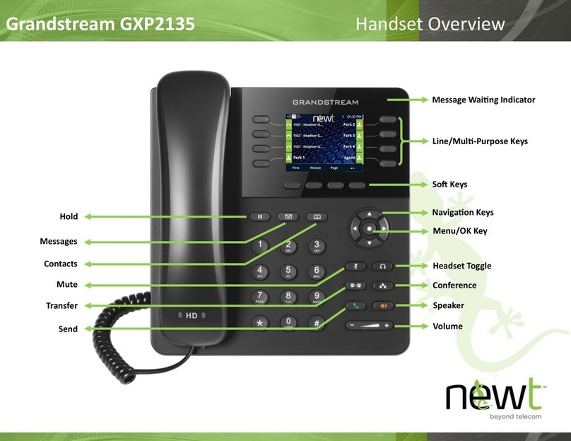 Grandstream Networks GXP2135 manual