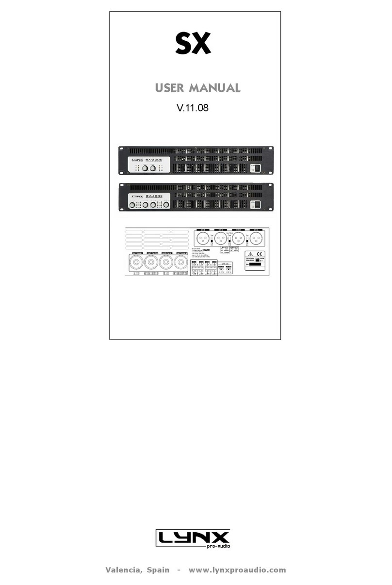 Lynx SX Series user manual