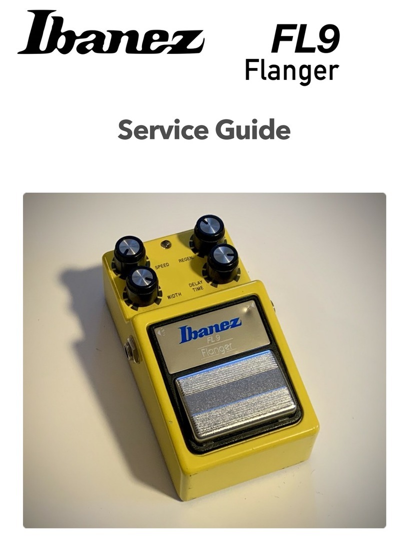 Ibanez FL9 Flanger User manual Ibanez FL9 Flanger User manual