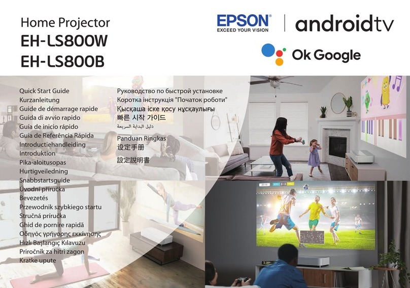 Epson EH-LS800W User manual