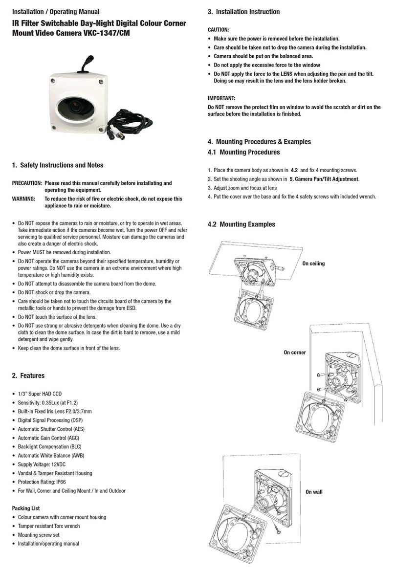 Eneo VKC-1347/CM User manual