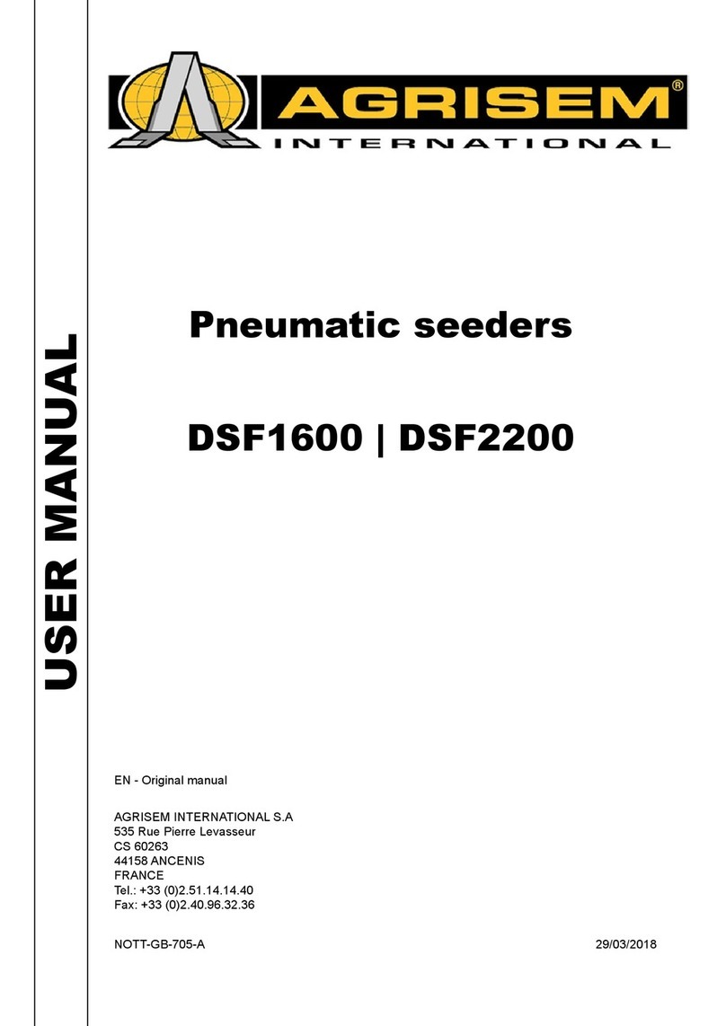Agrisem DSF1600 User manual