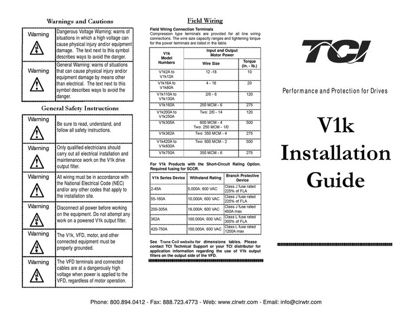 TCi KLC Series installation guide