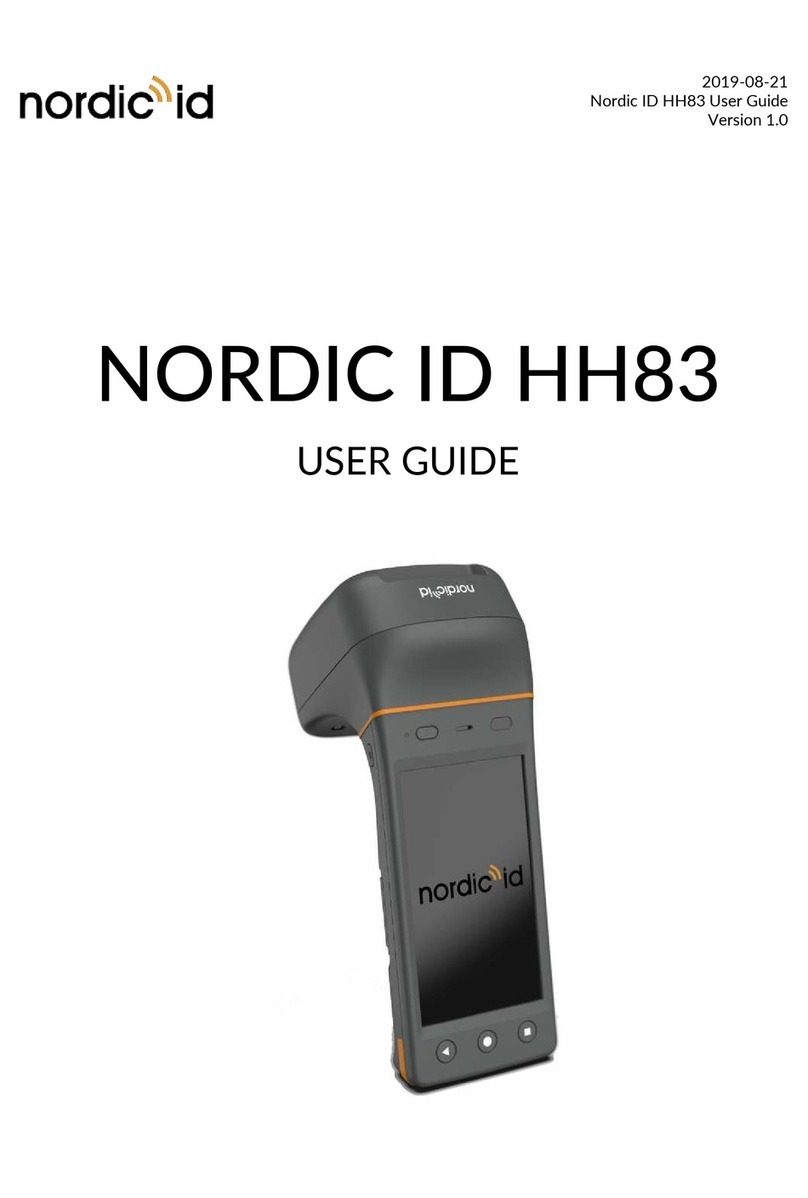 Nordic ID HH83 User manual