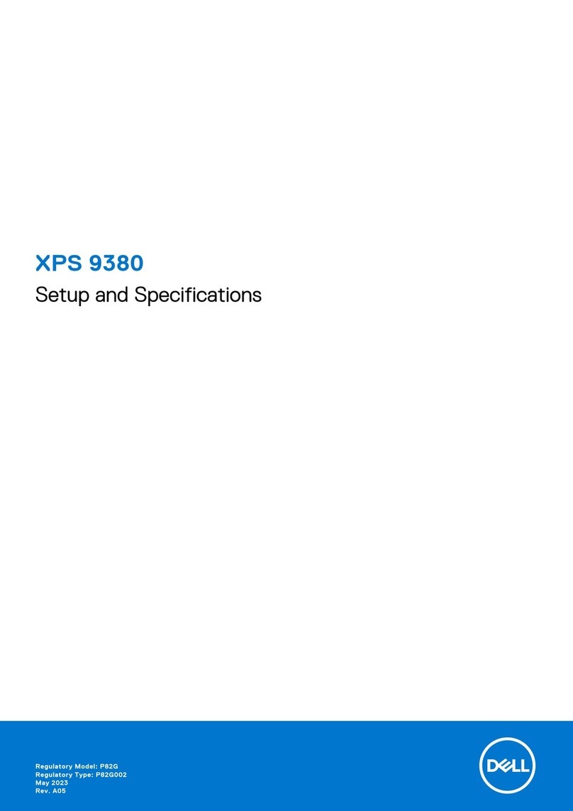 Dell XPS 9380 Operation and maintenance manual