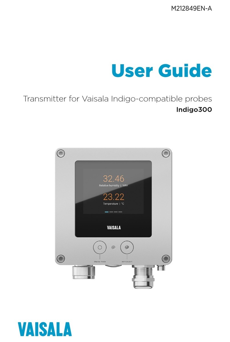 Vaisala Indigo300 User manual