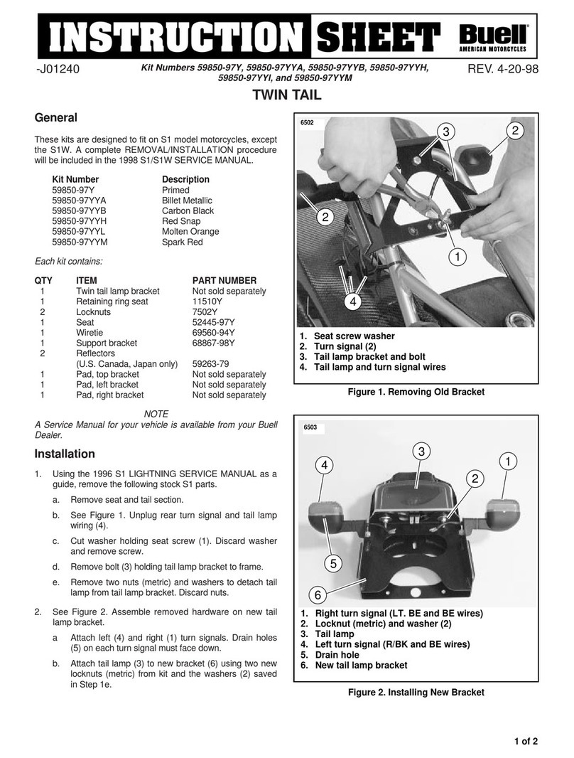 Buell 59850-97Y instruction sheet