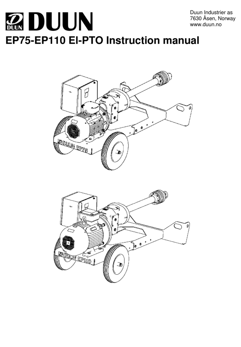 DUUN EP75 EI-PTO instruction manual