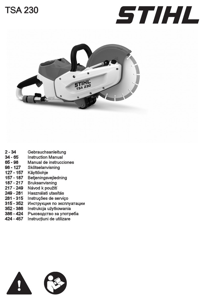 Stihl TSA 230 User manual Stihl TSA 230 User manual