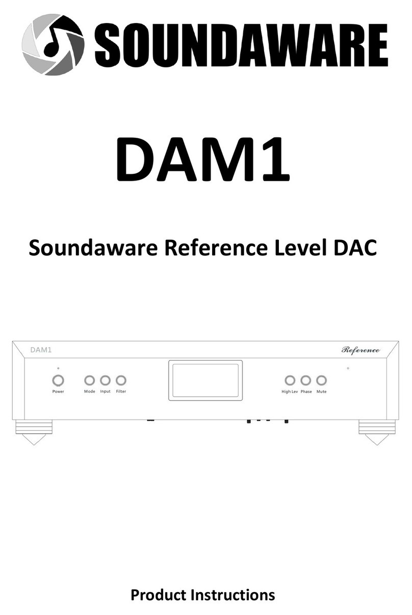 Soundaware DAM1 Product instructions