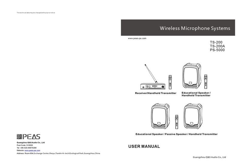 PEAS TS-200 User manual