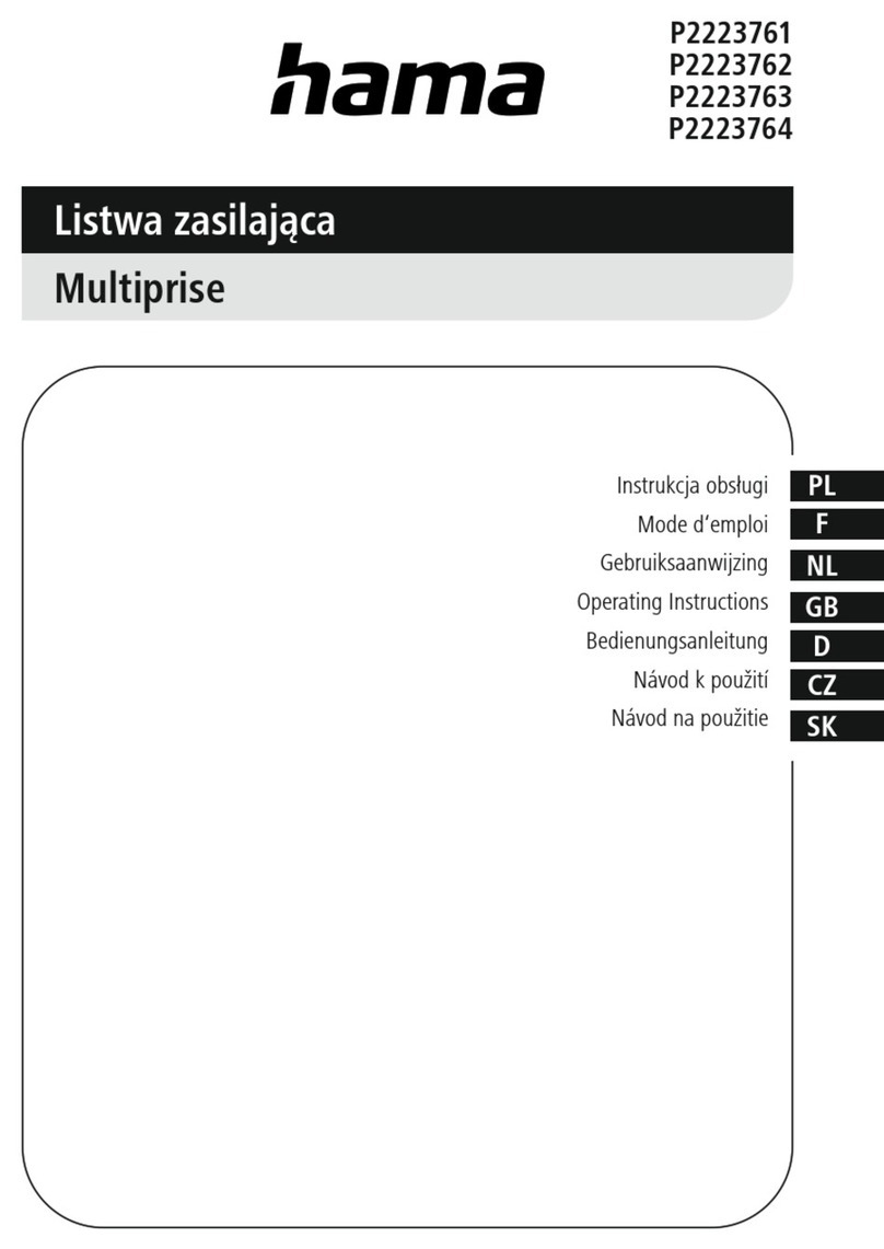 Hama P2223761 operating instructions