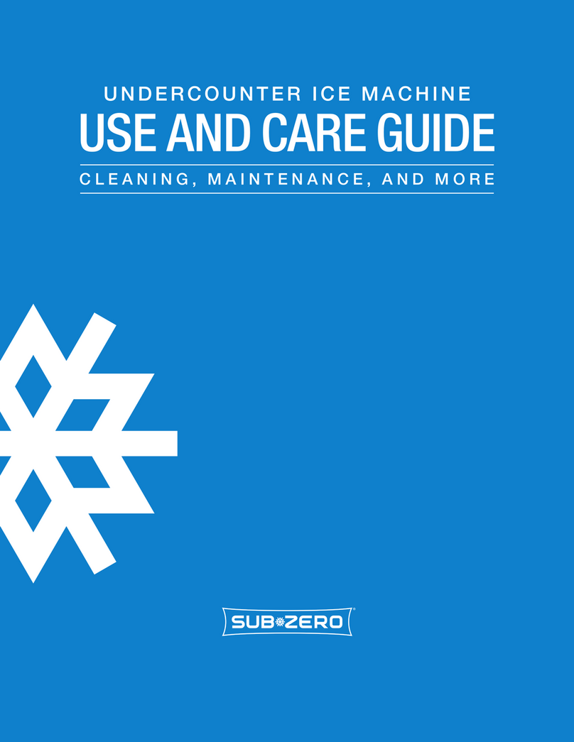 Sub-Zero UC-15IPO User manual