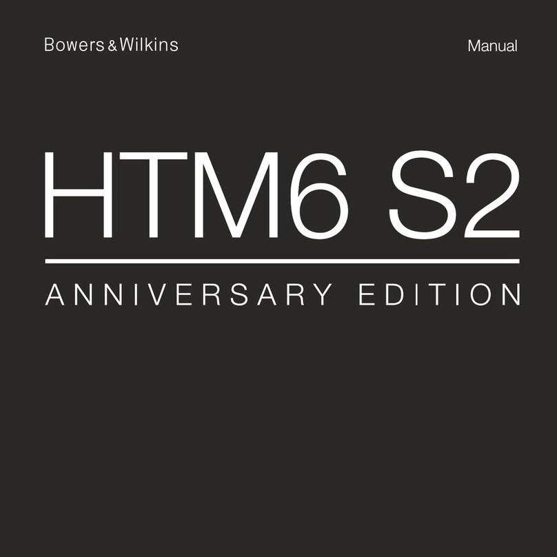 Bowers & Wilkins HTM6 S2 Anniversary Edition User manual