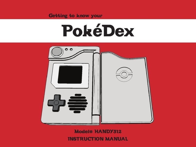 Silph PokeDex HANDY312 instruction manual Silph PokeDex HANDY312 instruction manual