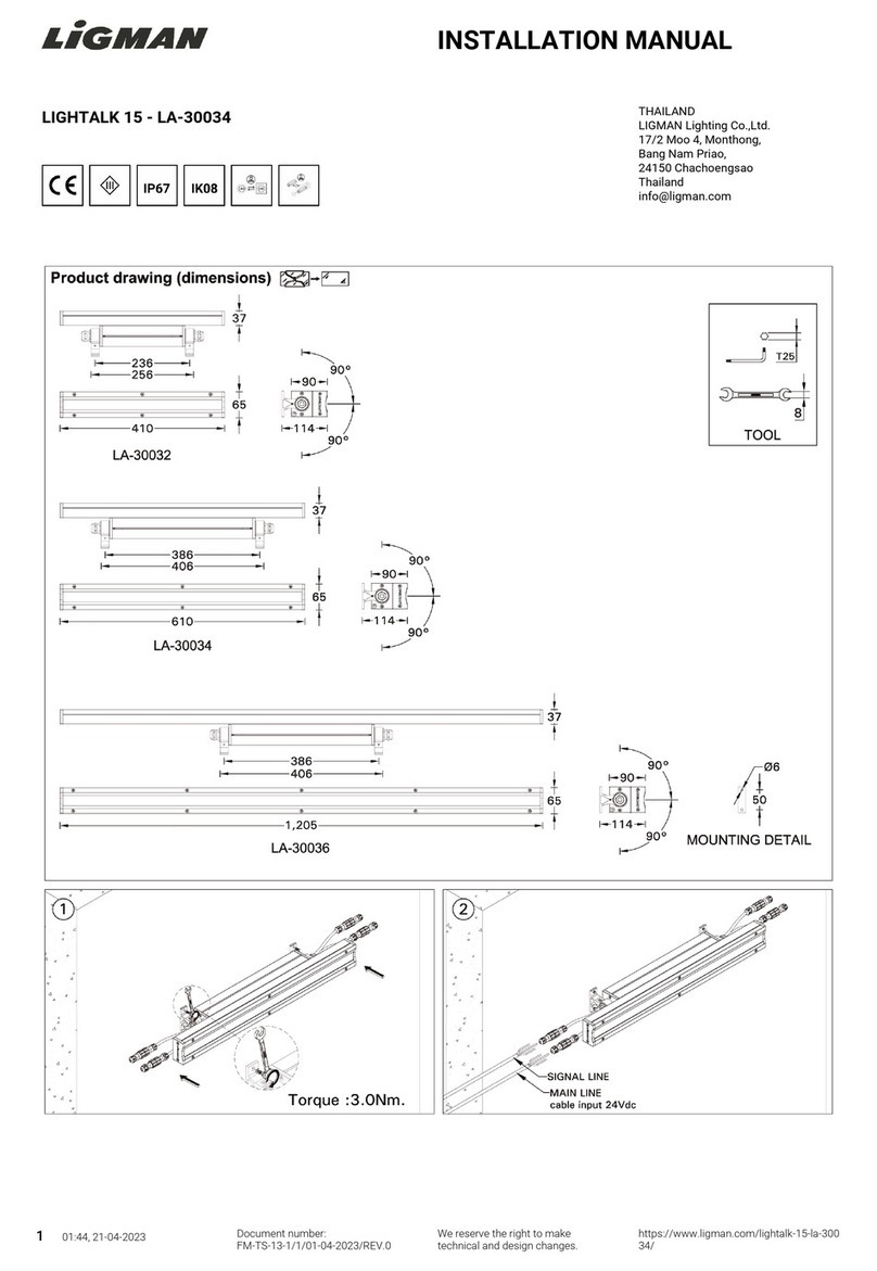 LIGMAN LA-30034 User manual