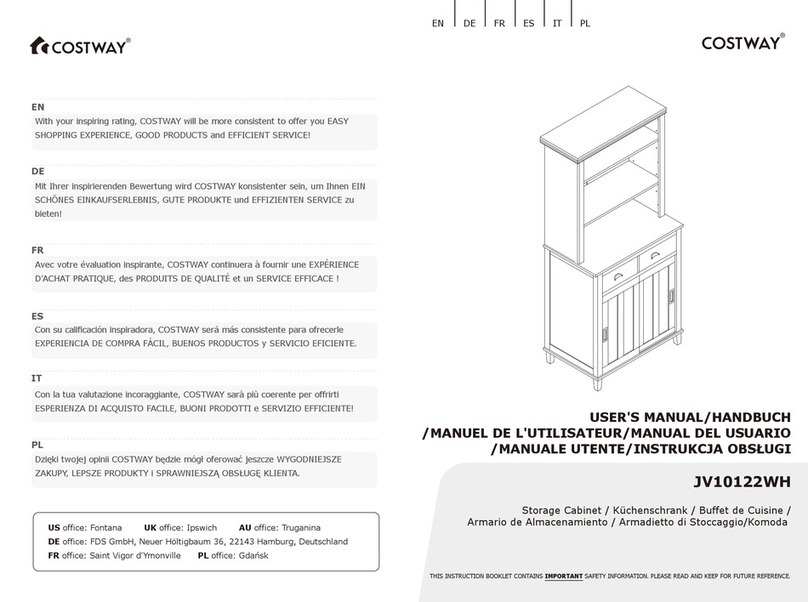 Costway JV10122WH user manual