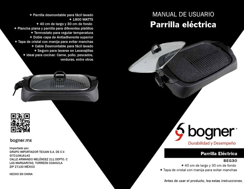 Bogner BEG30 user manual