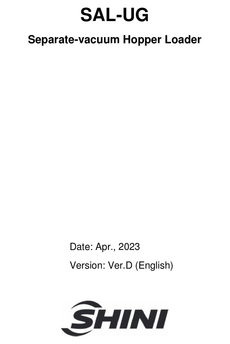 Shini SAL-UG Series Operator's manual