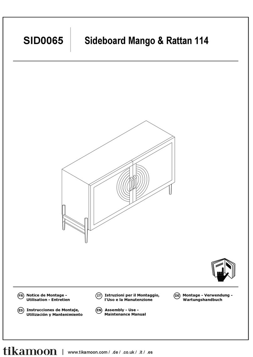 tikamoon SID0065 Assembly instructions