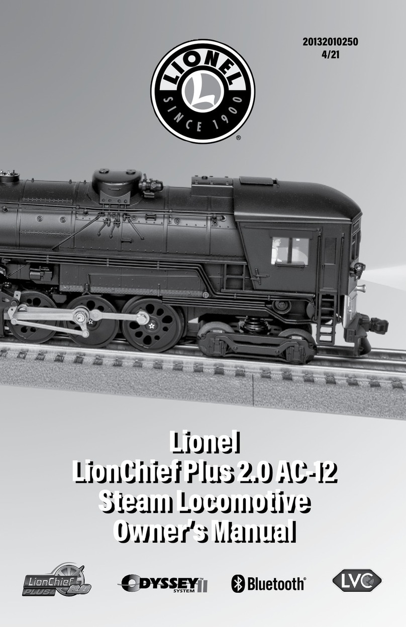 Lionel LionChief Plus 2.0 AC-12 User manual