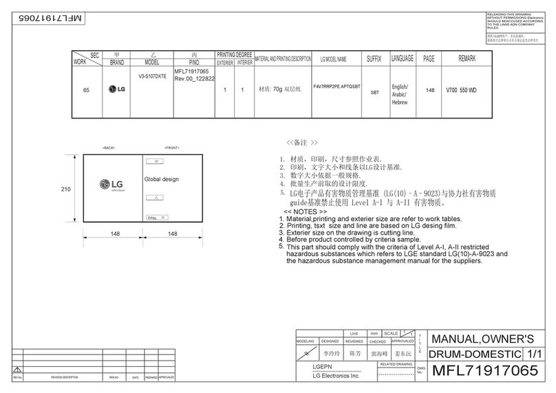 LG V3-S107DXTE owner's manual