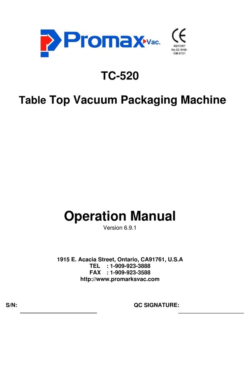 Omcan TC-520 Operation manual