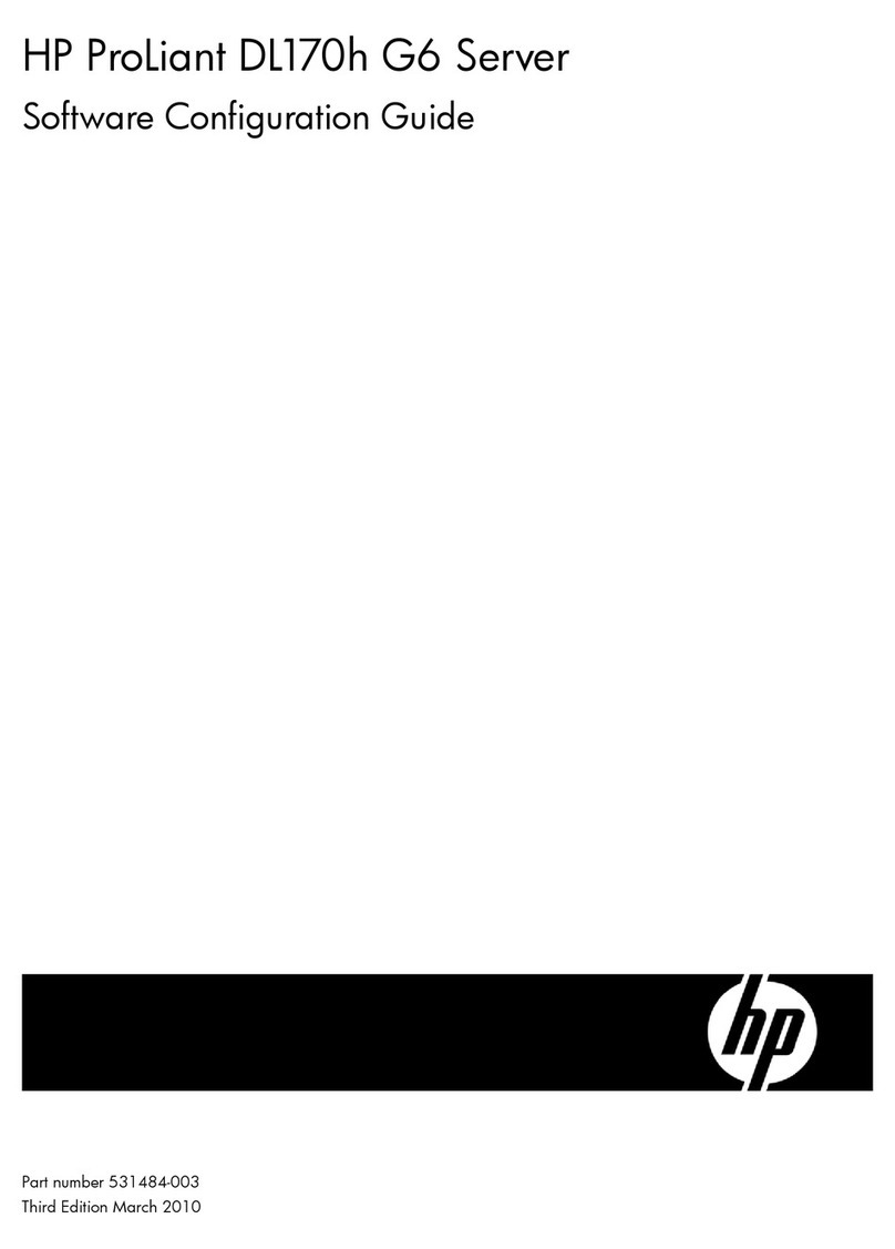 HP ProLiant DL170h G6 User manual