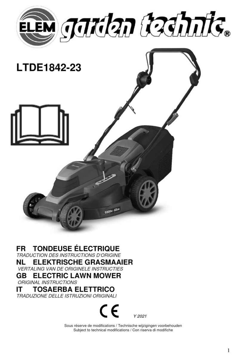 Elem Garden Technic LTDE1842-23 User manual