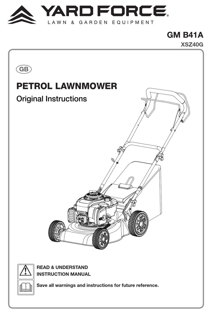 Yard force GM B41A User manual
