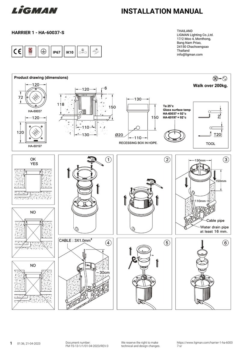 LIGMAN HARRIER 1 installation manual