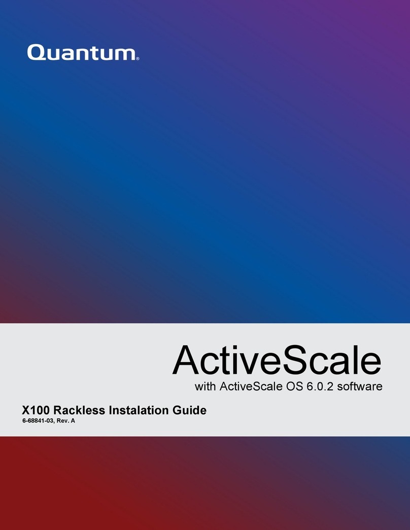 Quantum ActiveScale X100 User manual