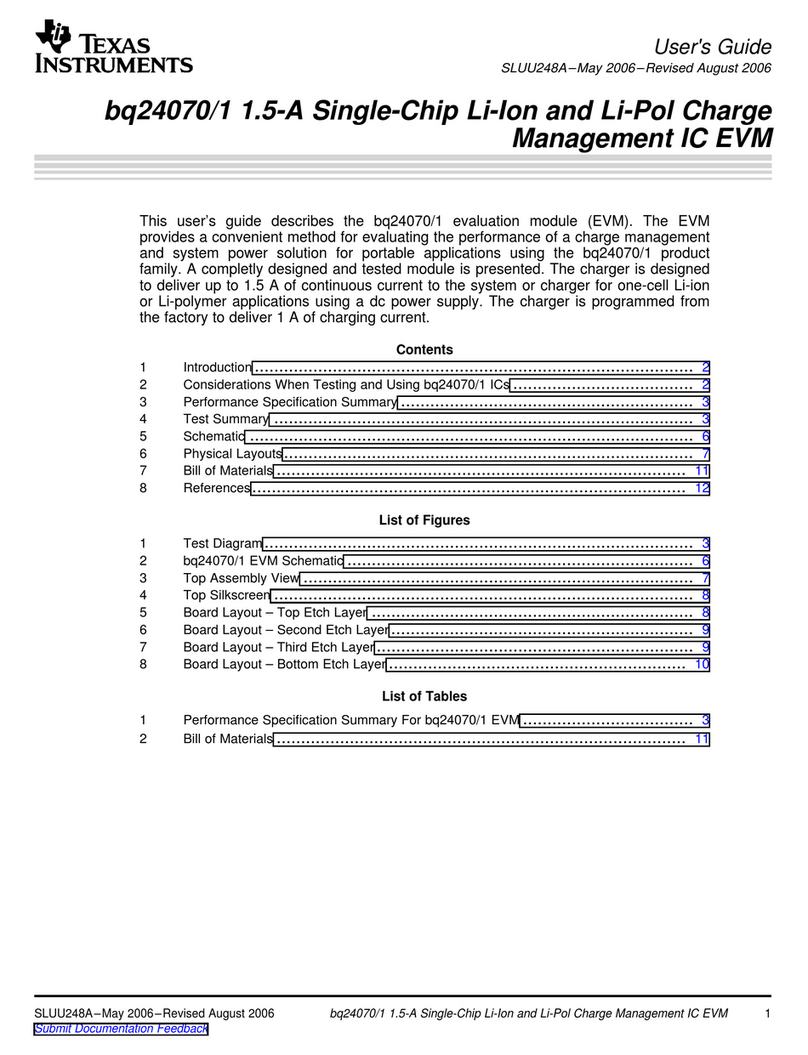 Texas Instruments bq24070/1 User manual