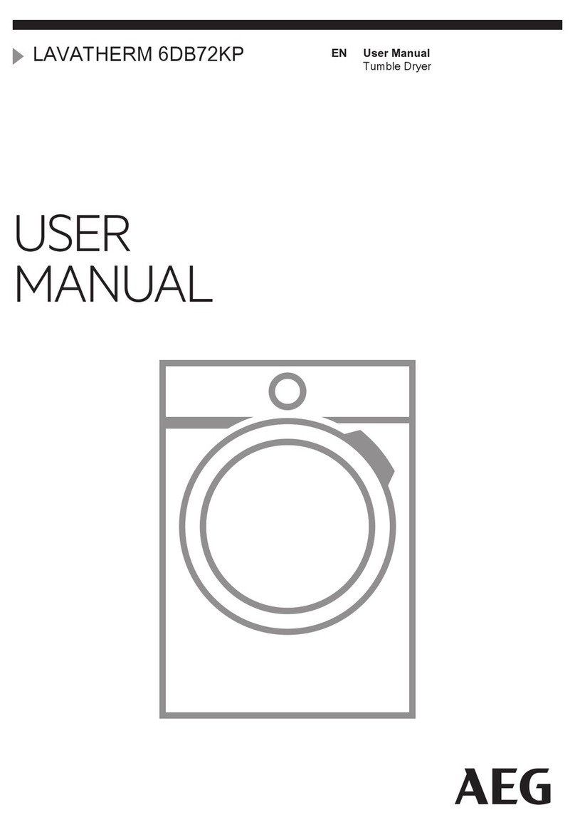AEG LAVATHERM 6DB72KP User manual