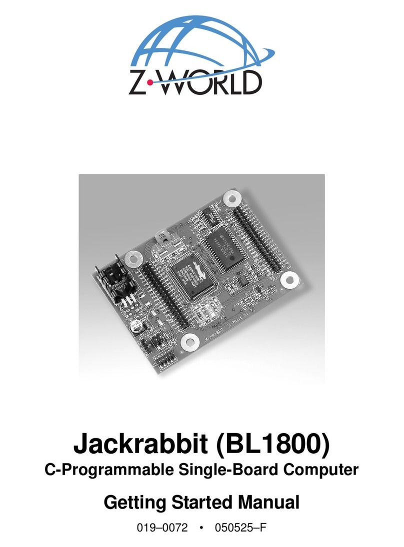 Z-World Jackrabbit Getting started manual