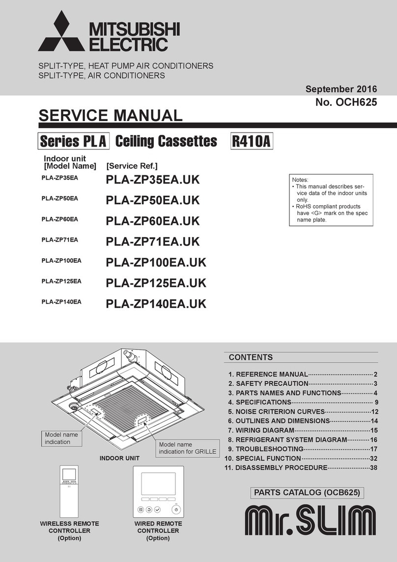 Mitsubishi Electric PLA-ZP35EA User manual