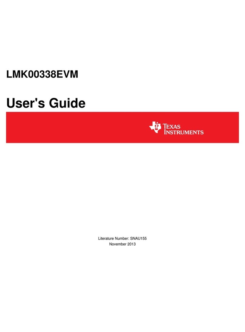 Texas Instruments LMK00338EVM user guide