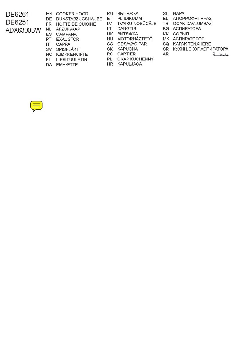 AEG DE 6261 User manual