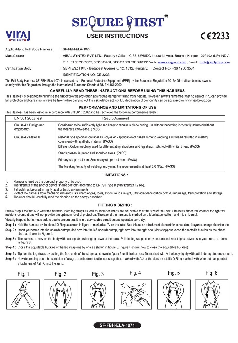 VSPL VIRAJ SEQURE FIRST SF-FBH-ELA-1074 User instructions