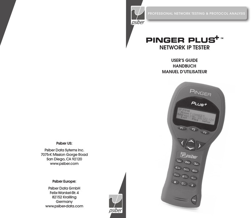 Psiber PINGER PLUS User manual