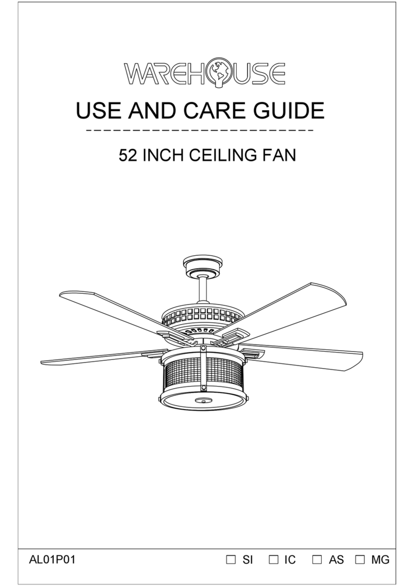 Warehouse AL01P01 Use and care guide