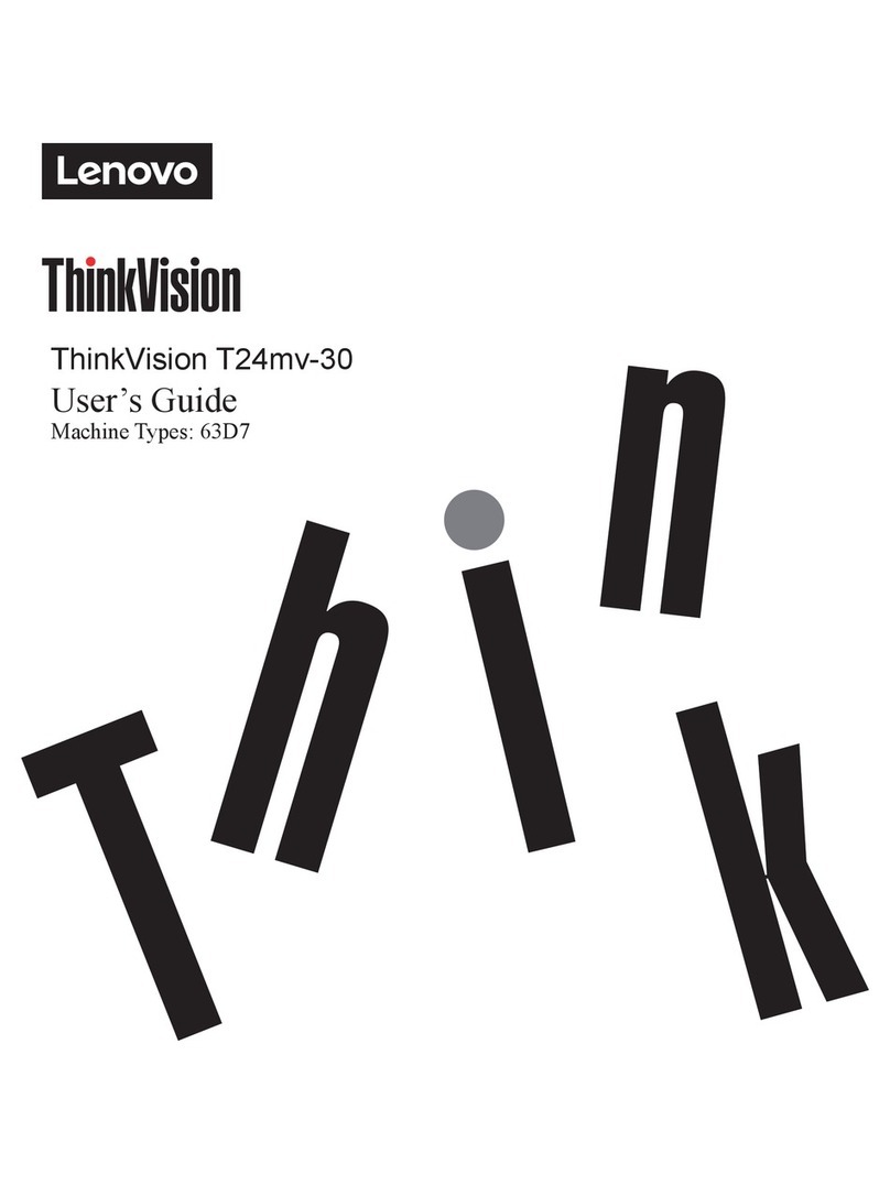 Lenovo ThinkVision T24mv-30 User manual