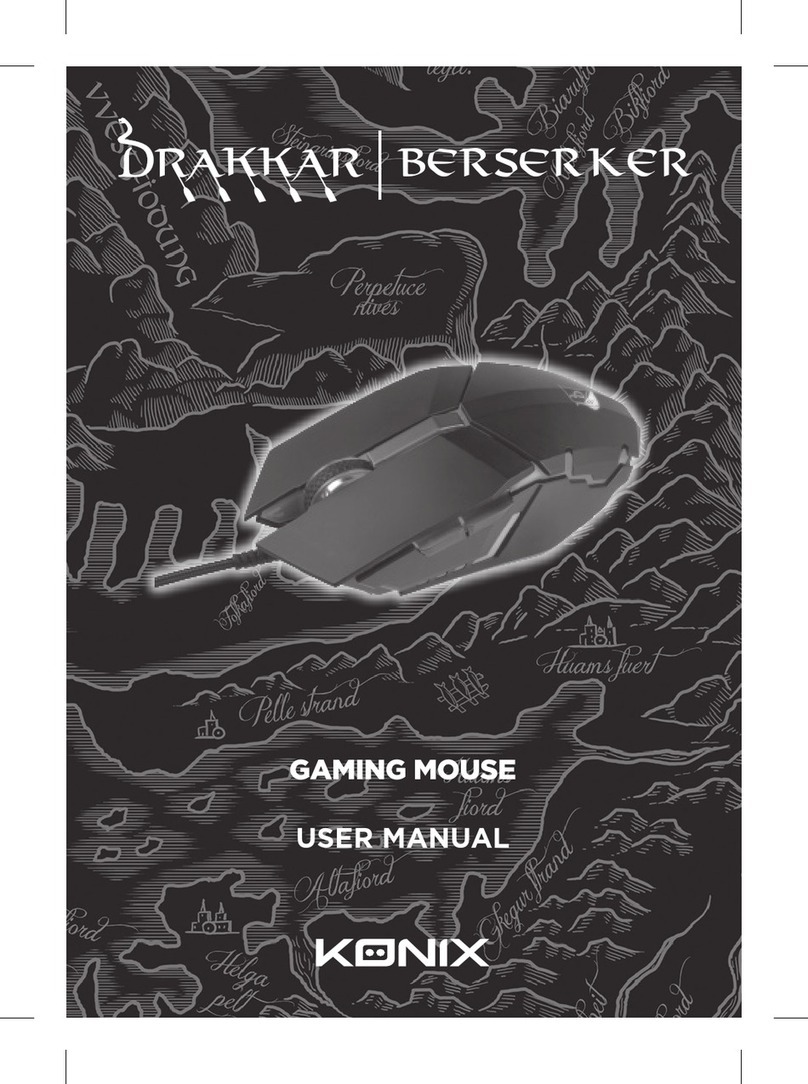 Konix Drakkar Berserker User manual