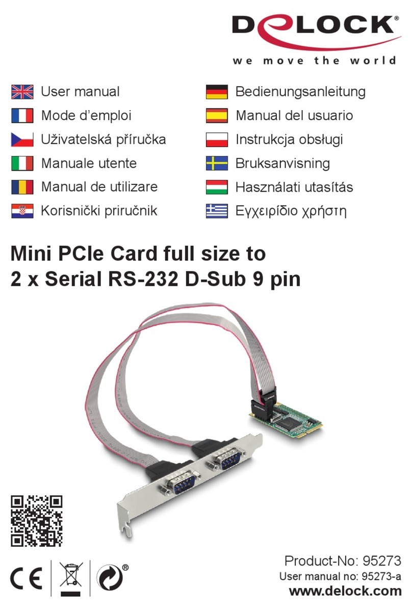 DeLOCK 95273 user manual