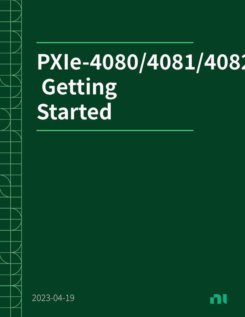 NI PXIe-4080 Getting started