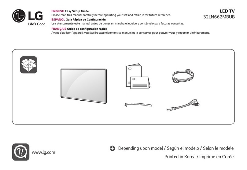 LG 32LN662MBUB Quick start guide