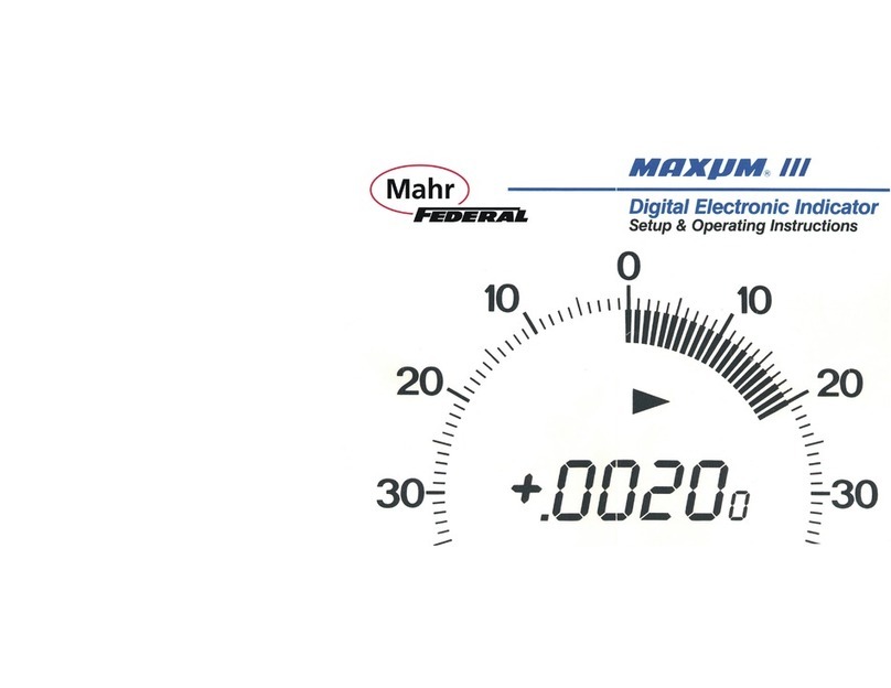 Mahr Federal Maxum III operating instructions