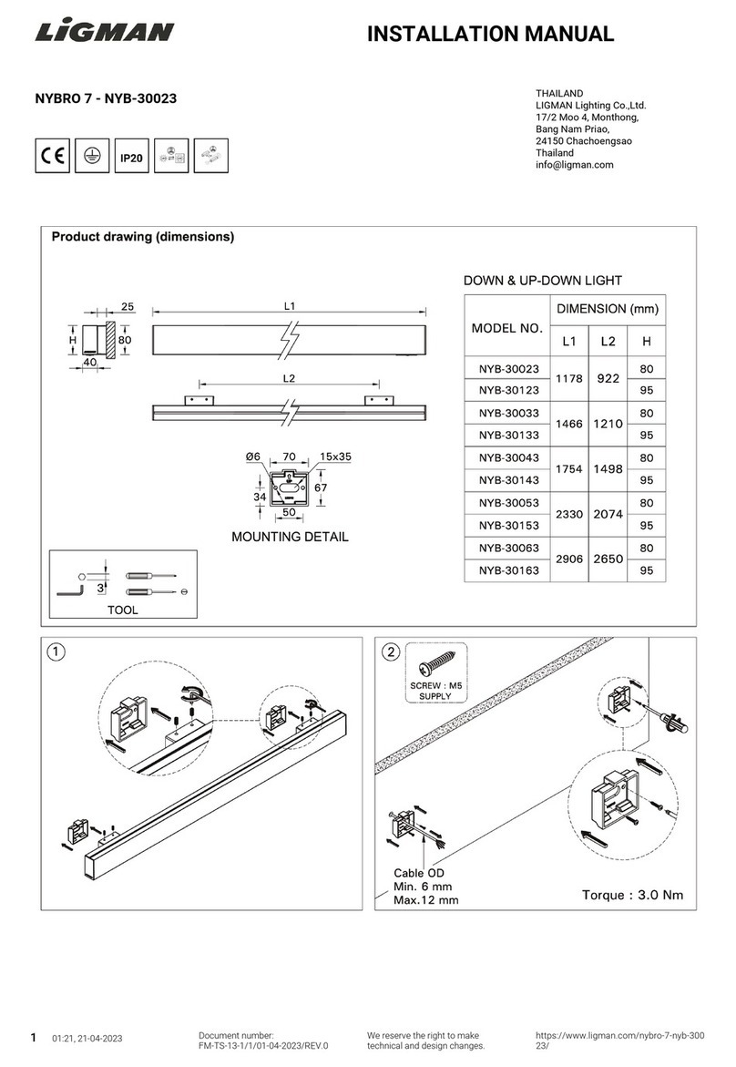 LIGMAN NYB-30023 User manual